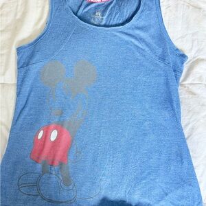 Disney Blue Mickey Mouse women’s Tank Top